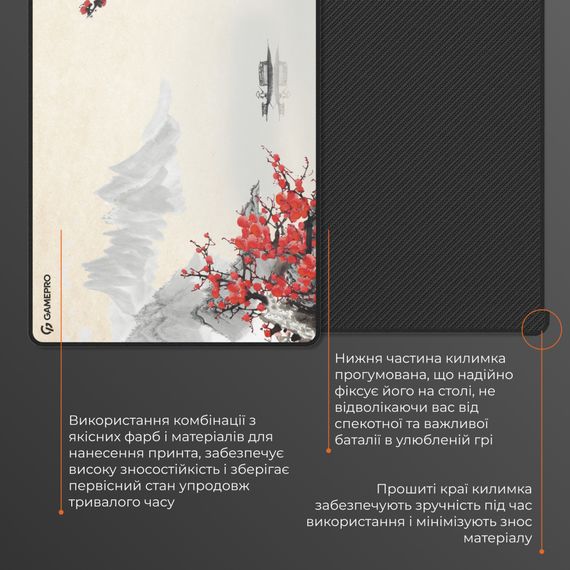 Килимок для мишки GamePro MP275W Black (MP275W) | Зображення 7