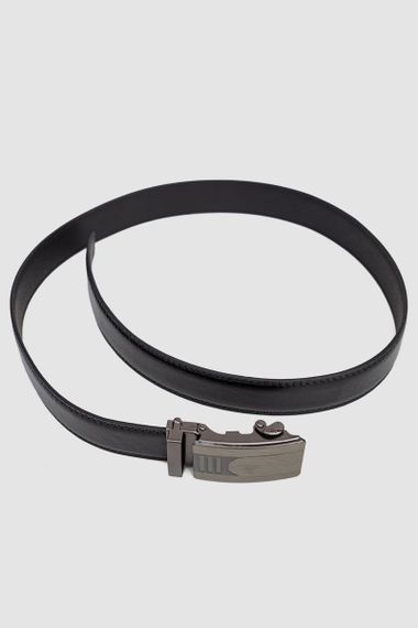 Ремінь чоловічий класичний, колір чорний, 196R3511A-2 | Зображення 2