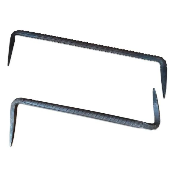 Строительная кованая скоба 8×250 мм, прочная и надежная | Зображення 1