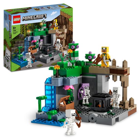 Конструктор LEGO Minecraft Підземелля скелетів 364 деталі (21189) | Зображення 1