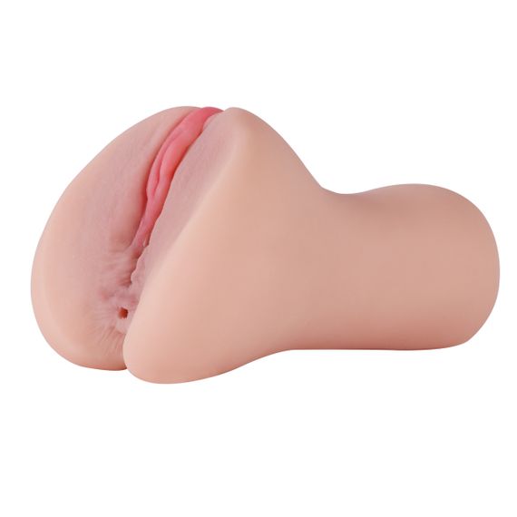 Реалістична вагіна-анус Linda Super Realistic без вібрації колір тілесний Sex Aura | Зображення 3