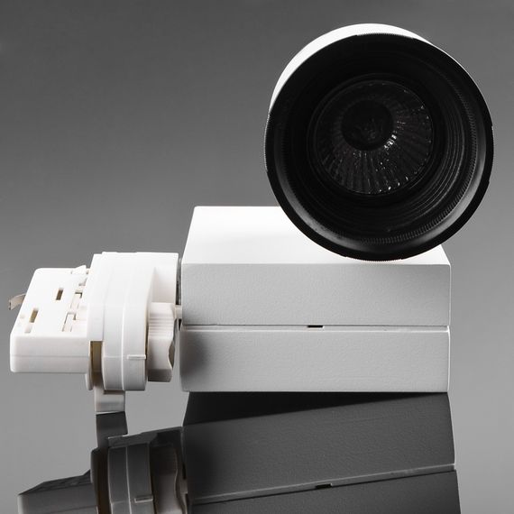Светильник трековый поворотный под лампу KW-3/50W GU10 WH | Зображення 6