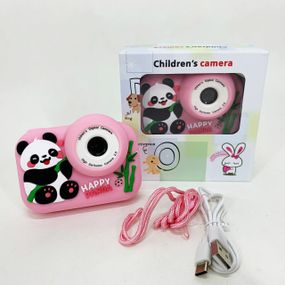 Дитячий фотоапарат Панда Pink QD-51