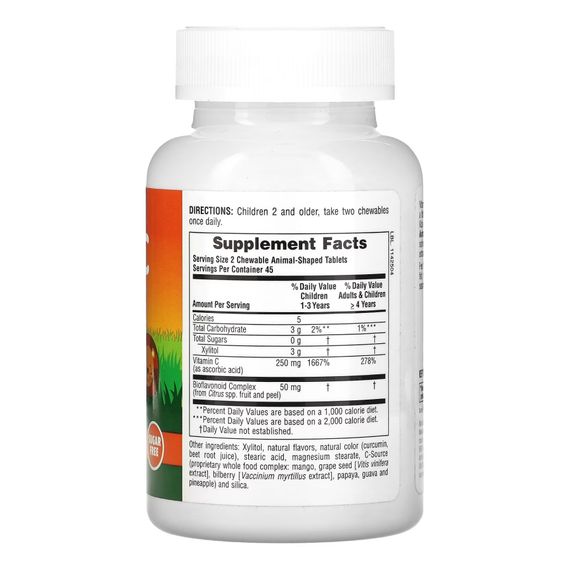 Sugarfree Vit C Chewable - 90 tabs | Зображення 1