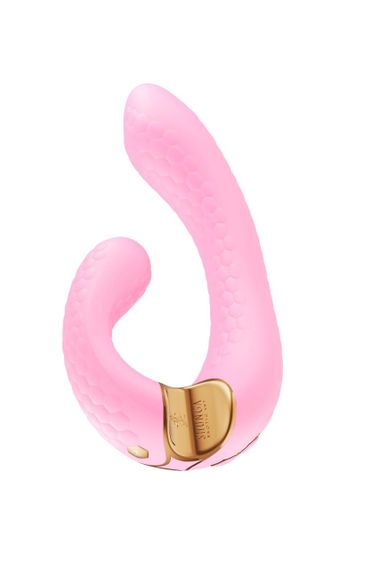 Вібратор-кролик Shunga Miyo Light Pink Sex Aura | Зображення 1