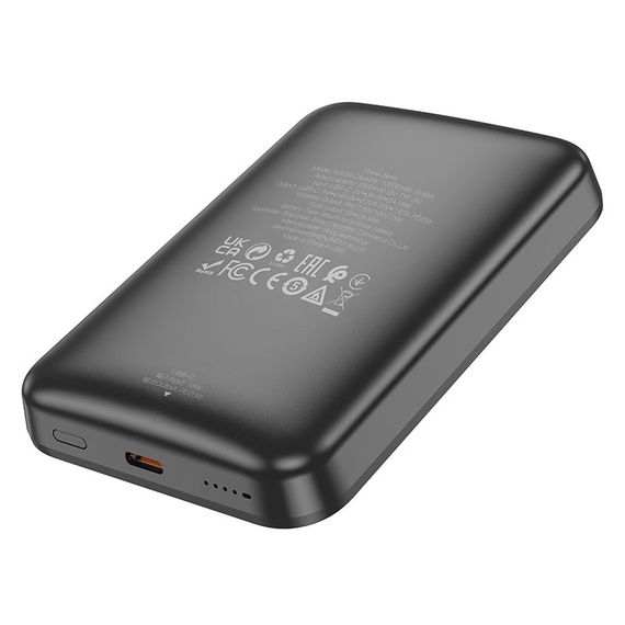 Портативний ЗП Power Bank BOROFONE BJ63A Nimble PD20W з БЗП 10000 mAh Black | Зображення 3
