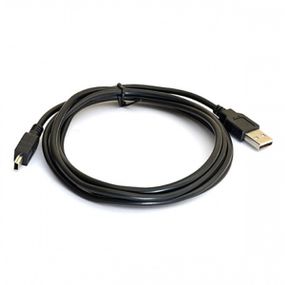 Кабель USB 2.0 (AM / Mini 5 pin) 1, 5м, чорний