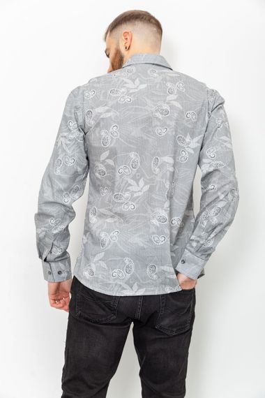Сорочка чоловіча, колір чорно-білий, 131R148955 | Зображення 3