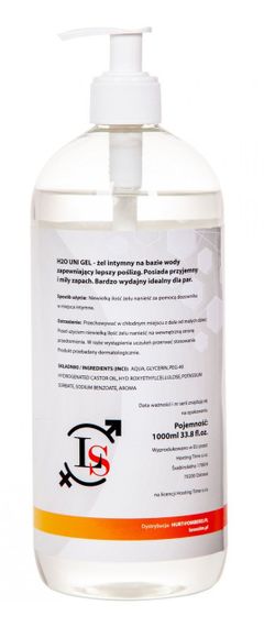 Універсальний гель-лубрикант Love Stim - H2O UNI GEL, 1000 ml sexstyle | Зображення 1