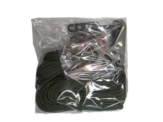 Гачок кішка сталь з шнуром паракорд М&М Вид 2 Olive Green Хакі (213692) | Зображення 6