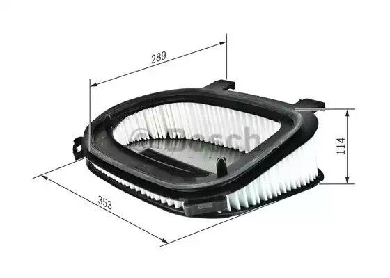 Фільтр повітряний BMW X5, BOSCH (F026400366) | Зображення 4