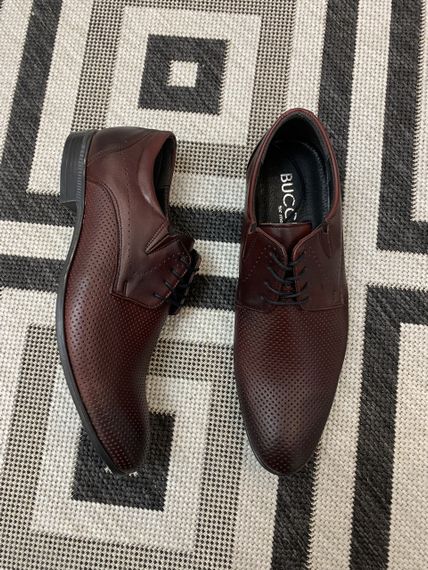 Чоловічі бордові туфлі 42 розмір