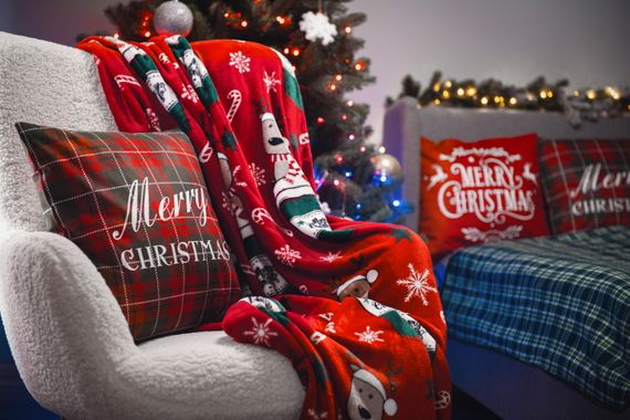 Плед Ardesto Flannel 160х200см, веселі олені (ART0117PB) | Зображення 4