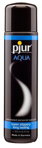 Лубрикант на водній основі pjur Aqua 100 мл, ефект оксамитової шкіри без прилипання sexstyle