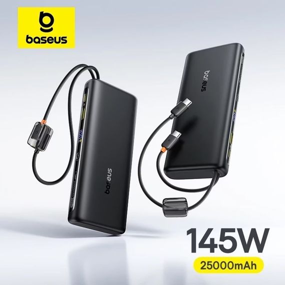 Повербанк Baseus Enerfill FC41 145W 25000mAh Black (E0028H03) | Зображення 1