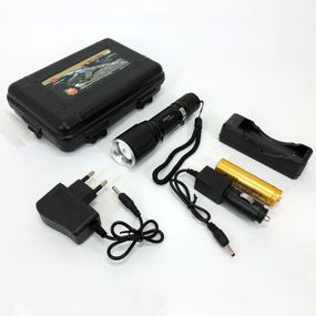 Мощный тактический фонарь светодиодный Bailong, Тактический фонарь на аккумуляторе с юсб DW-29