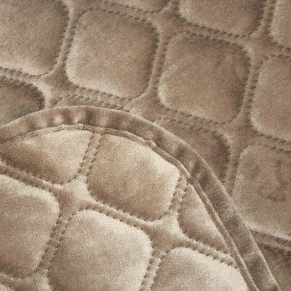 Покрывало двуспальное ТЕП Velour Ромб круглый 4-00517_33944 220х240 см кофейное | Зображення 5