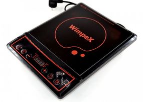 Плита індукційна одноконфоркова електрична кухонна WimpeX WX-1323 настільна з таймером.