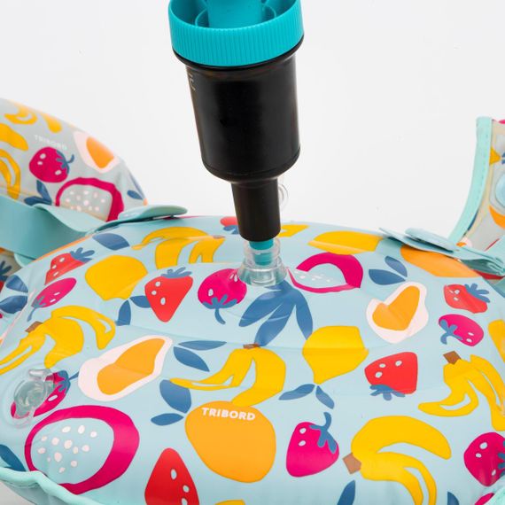 Пояс з нарукавниками Tiswim адаптивний для дітей 15-30 кг блакитний з принтом - One Size | Зображення 5