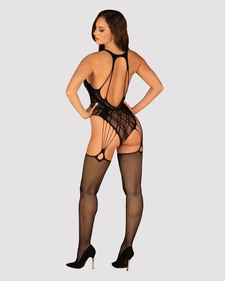 Комбинезон-сетка Obsessive G324 Черный XL/2XL | Зображення 1