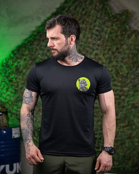 Тактична потоотводна футболка Soldier black ПП7619 | Зображення 1