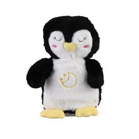 М'яка іграшка-нічник Дихаючий пінгвін DPN18 зі звуковими ефектами