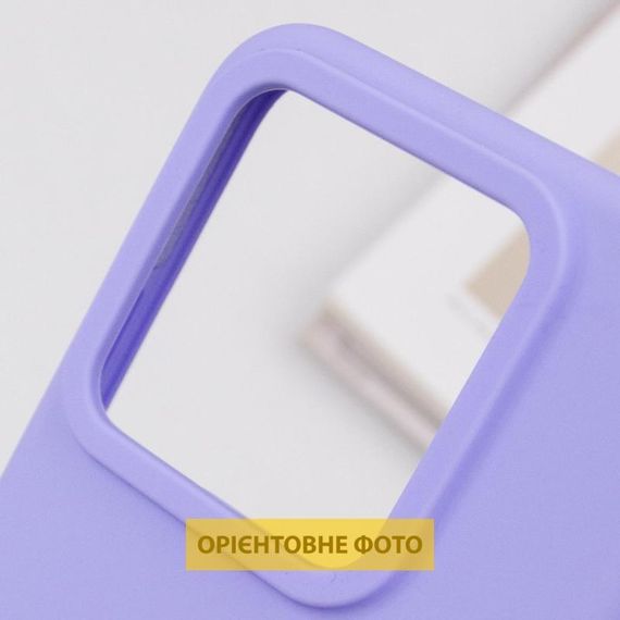 Чехол Silicone Cover Lakshmi (AAA) для Xiaomi Poco X6 / Note 13 Pro 5G Сиреневый / Dasheen | Зображення 6