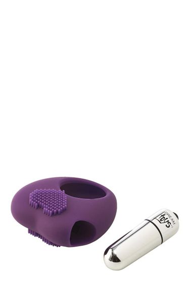 Ерекційне кільце з вібрацією Dream Toys FLIRTS COCKRING PURPLE sexstyle | Зображення 9