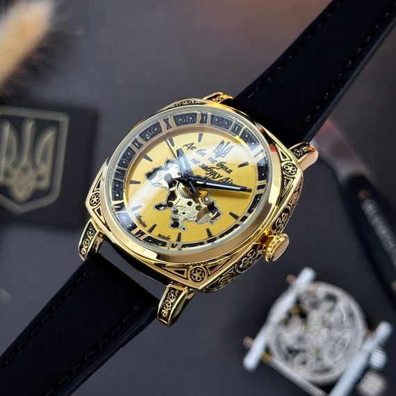 Жіночий годинник Awarder 021 Де би не була Gold-Gold-Black | Зображення 5