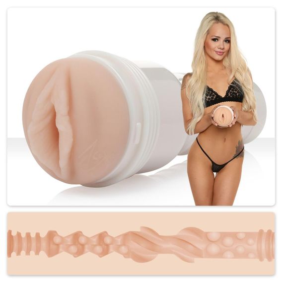 Мастурбатор Fleshlight Girls: Elsa Jean - Tasty, со слепка вагины, очень нежный Sex Aura | Зображення 1