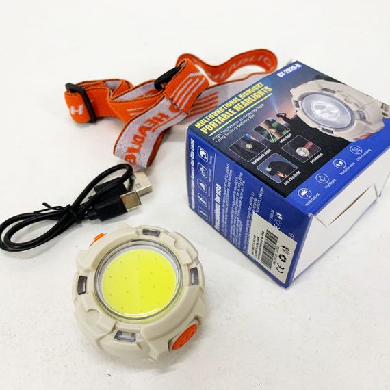 Тактичний ліхтар для риболовлі, Налобний ліхтар з довготривалою роботою акумулятора KU-78 | Зображення 5