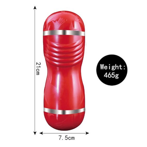 Мастурбатор з двома входами OYO - Double Pump RED, YQM-205 RED Sex Aura | Зображення 8