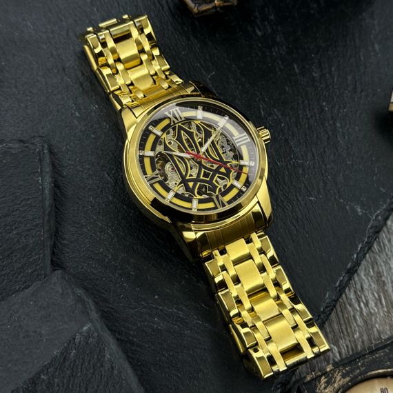 Класичний чоловічий годинник Awarder 025 Sharp Gold-Black | Зображення 5