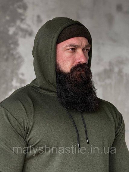 Худи maklin  посадка олива ВТ5066 | Зображення 4