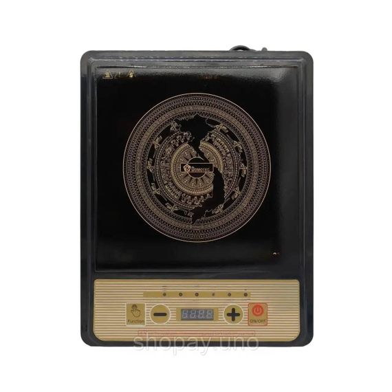 Индукционная плита MS-5833 1 конфорочная 2000 Вт ∙ Электрическая настольная плита MS-5833 с сенсорным управлением | Зображення 5