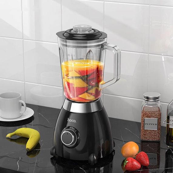 Блендер Hoco HE33 Electric Retro Juicer 500W (1.5L) Black | Зображення 3