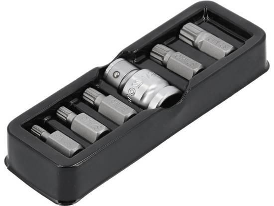 Набір біт насадка викрутки SPLINE М5-М12 6 штук YATO YT-0414