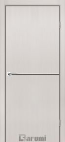 Дверь Darumi PLATO LINE PTL-03 Декор из алюминия Димчатий краст