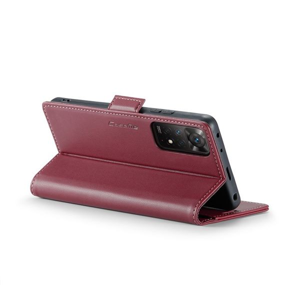 Шкіряний чохол-книжка Retro Case для Xiaomi Redmi Note 11 4G / 11s / Note 12s колір Червоний | Зображення 2