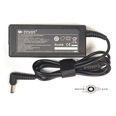 Блок живлення до ноутбуку PowerPlant ASUS 220V, 65W, 19V, 3.42A (4.0*1.35) (AS65F4014) | Зображення 2
