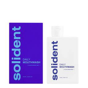 Ополіскувач для ротової порожнини Solident Blackcurrant mint, зі смаком смородини і м'яти, 250 мл