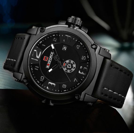Naviforce Чоловічий годинник Naviforce Plaza Black NF9099 | Зображення 8