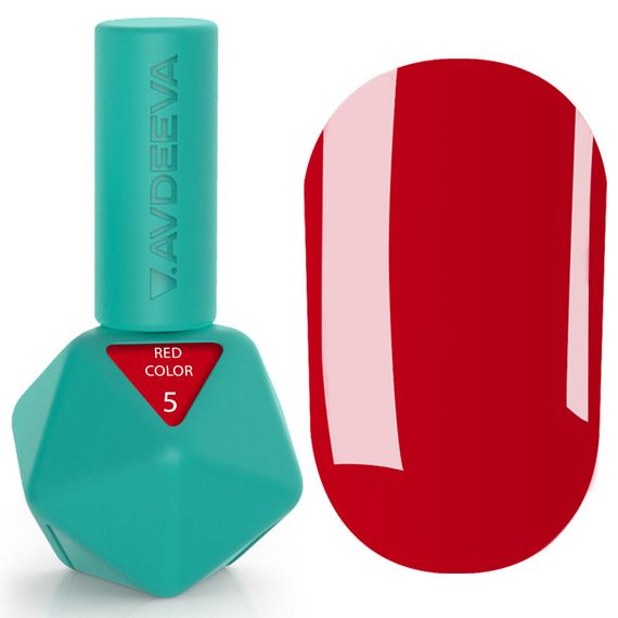 Гель-лак Victoria Avdeeva Red Color 05 (красный) 12 мл HEMA & TPO FREE | Зображення 3