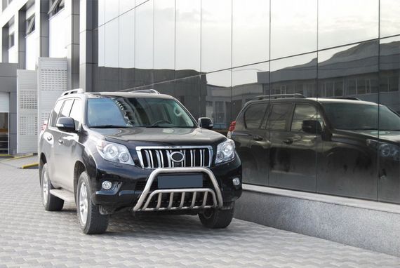Кенгурятник WT002 (нерж) для Toyota Land Cruiser Prado 150 | Зображення 2