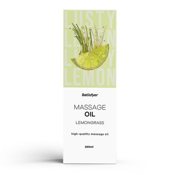 Масажна олія Satisfyer Massage Oil Lemongrass, лемонграс, 250 мл Sex Aura