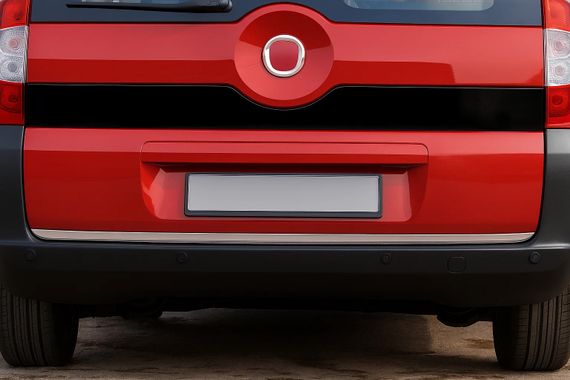 Накладка нижньої кромки кришки багажника (нерж.) для Citroen Nemo 2007-2017 рр