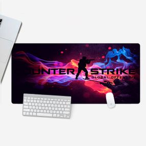 Килимок 300*800 тканинний "COUNTER STRIKE GO" з боковою прошивкою, товщина 2 мм, Пакет