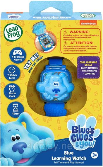 Підказки Бульки для всіх! Інтерактивний дитячий годинник з Булькою. Blue's Clues and You! Learning Watch | Зображення 1