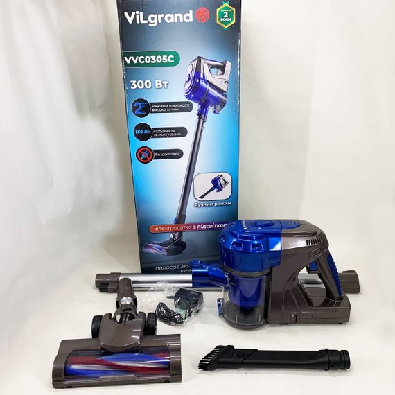 Вертикальний пилосос з турбощіткою VILGRAND, Вертикальний пилосос для дому Відмінний ручний DW-50 | Зображення 9