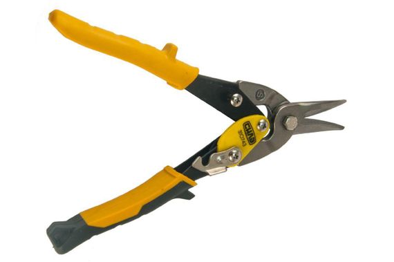 Ножницы по металлу Cr-Mo 250мм (прямые) СИЛА | Зображення 1